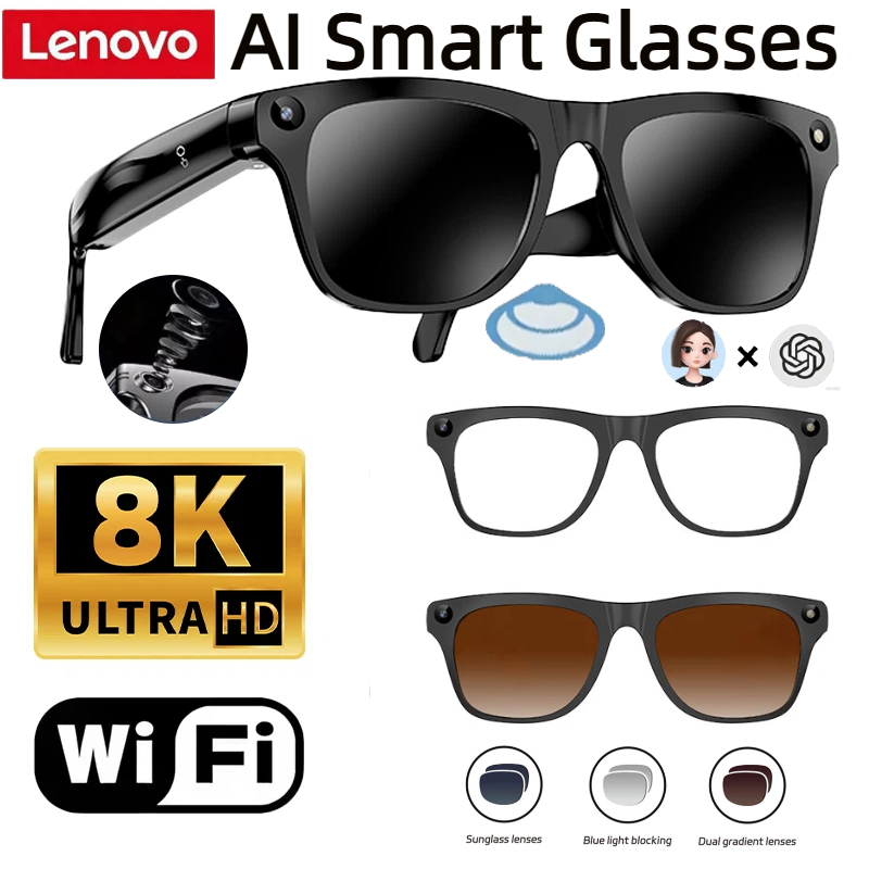 Smart Glasses Ar - 레노버 32G 메모리 800W 4K 카메라