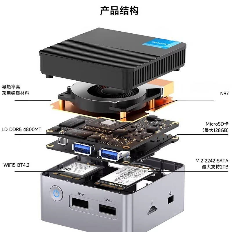 Mini Pc Windows - G5 Alder Lake N97 미니 PC