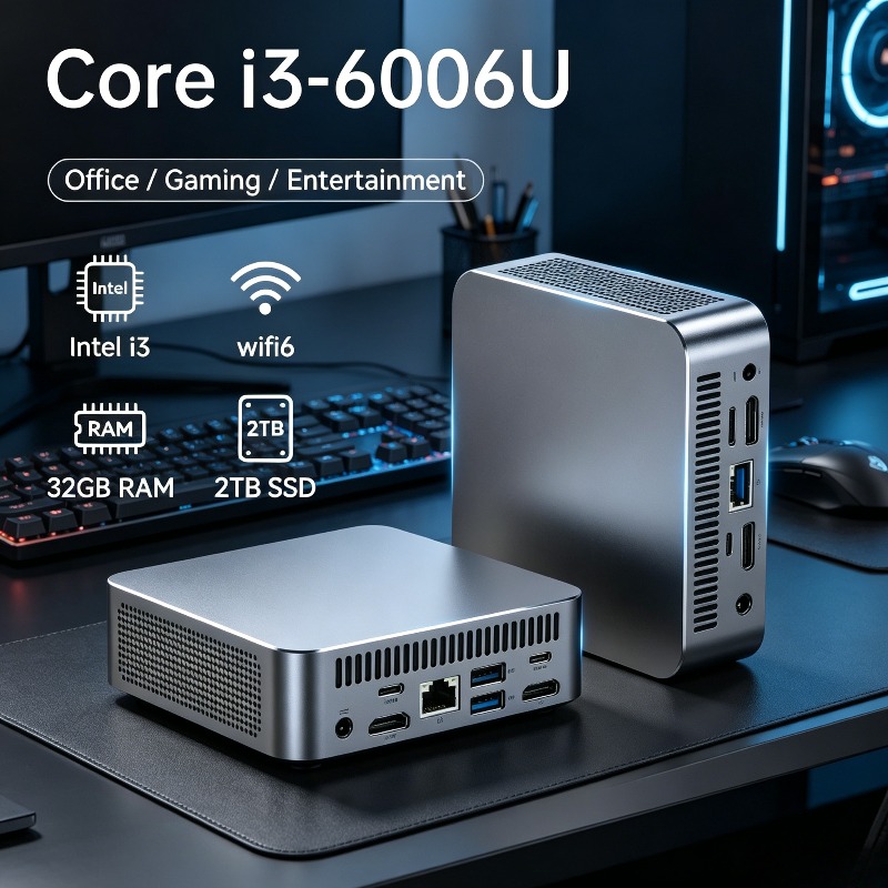Mini Pc Windows - LENO 인텔 코어 i3-6006U 16GB 램