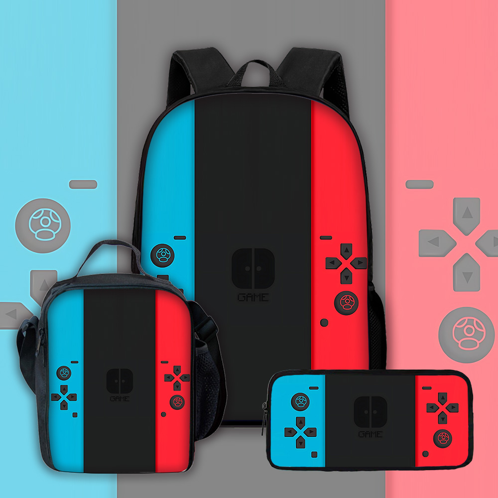 Handheld Game Console - 게임 콘솔 어린이 학교 배낭, 점심