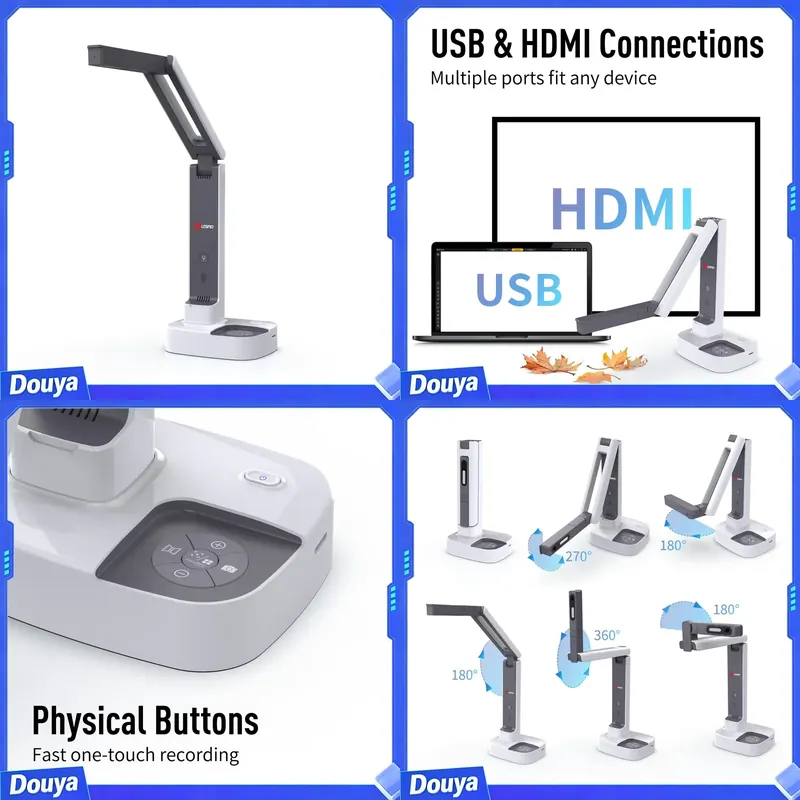 Document Camera Visualizer - 조이유징 2 in 1 문서 카메라