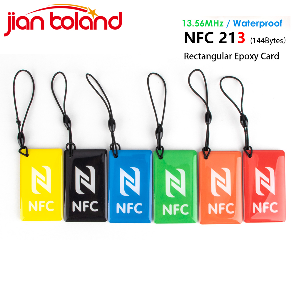Nfc Tag Programmable - 직사각형 13.56MHz ISO14443A 144 바이트 NFC