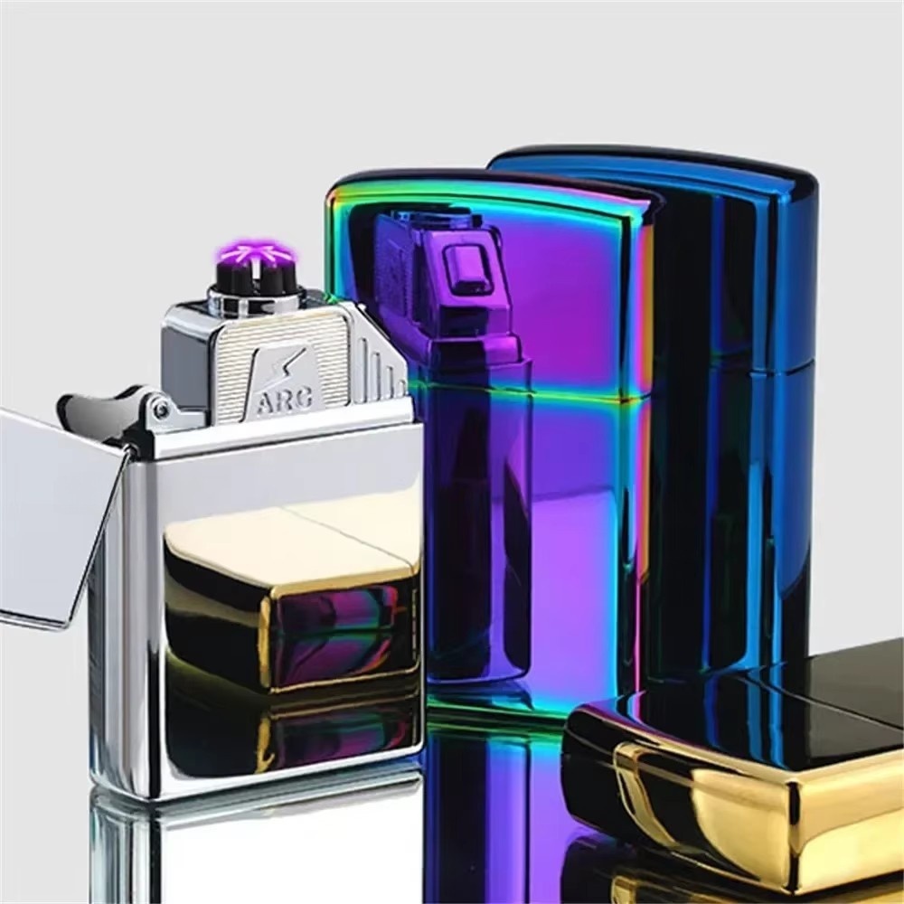 방풍 USB 충전 전자 라이터, 6 아크 라이터, 금속 - Electronics Gadgets For Gift 리뷰 및 가격