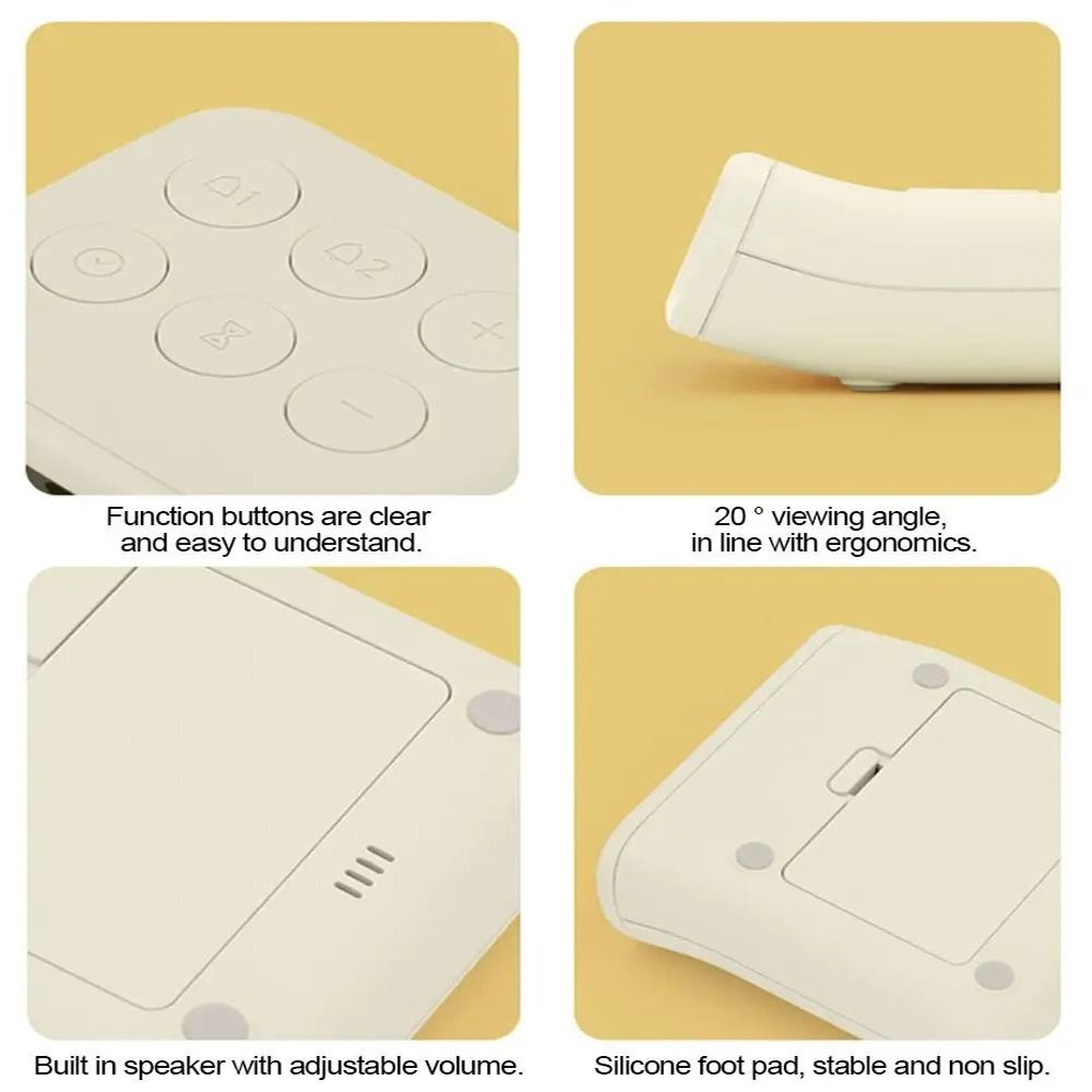 선물용 창의적인 소형 알람 시계 배터리 작동식 간단한  - Electronics Gadgets For Gift 리뷰 및 가격