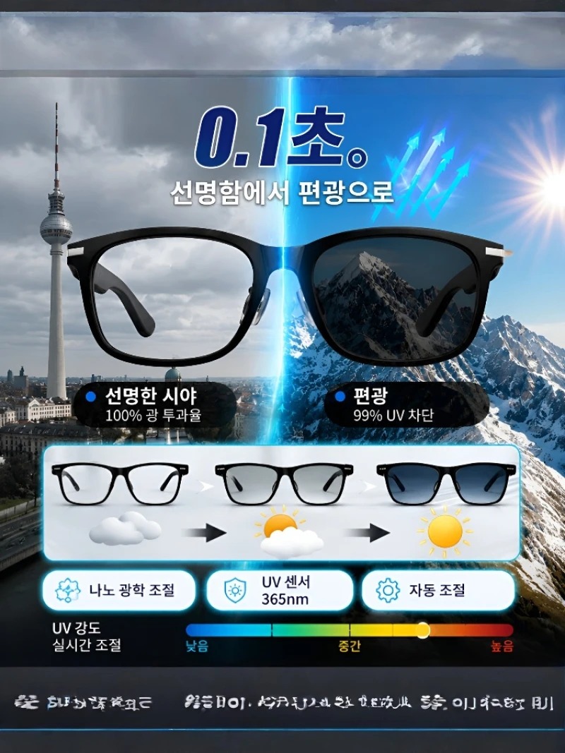 [에이탑1] 0.2초 동시통역 자동초점 스마트 변색 안 - Smart Glasses Ar 리뷰 및 가격