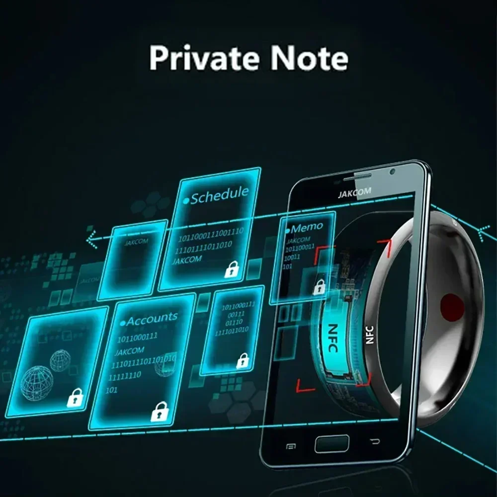 패션 NFC 제어 스마트 링 새로운 전자 블루투스 링  - Nfc Tag Programmable 리뷰 및 가격