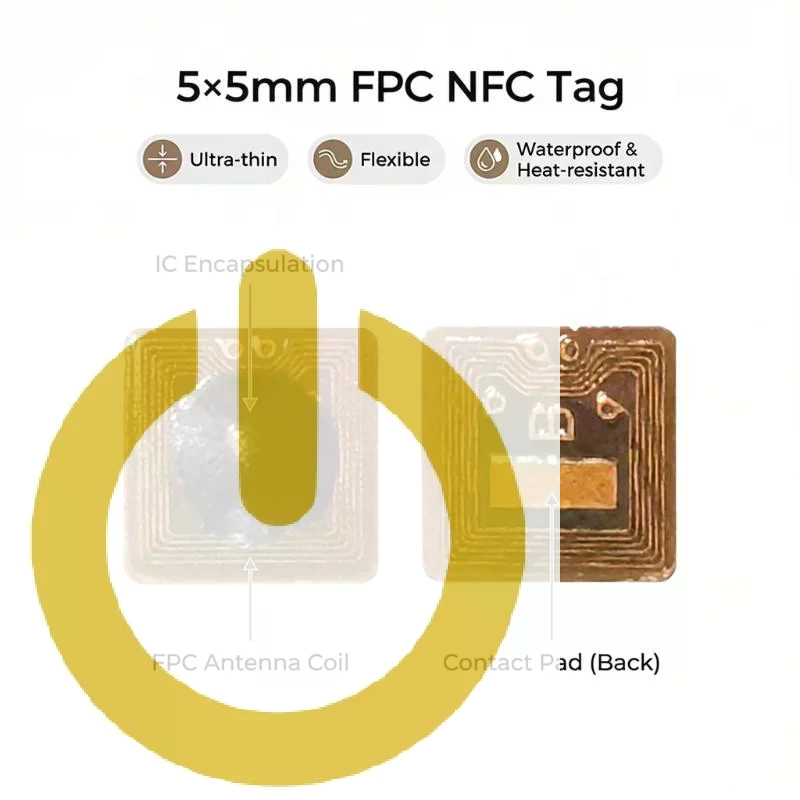 1/5/10PCS 프로그래밍 가능한 5*5mm 마이크로 - Nfc Tag Programmable 리뷰 및 가격