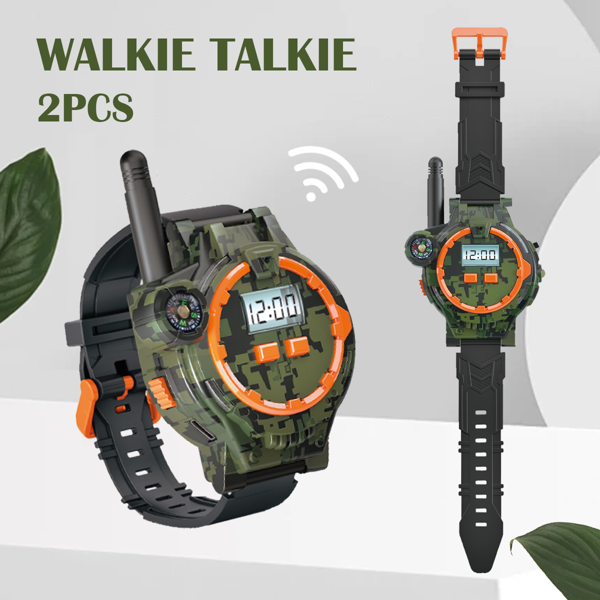 2개 전자 무전기 시계 장난감, 나침반 기능이 있는 창 - Electronics Gadgets For Gift 리뷰 및 가격
