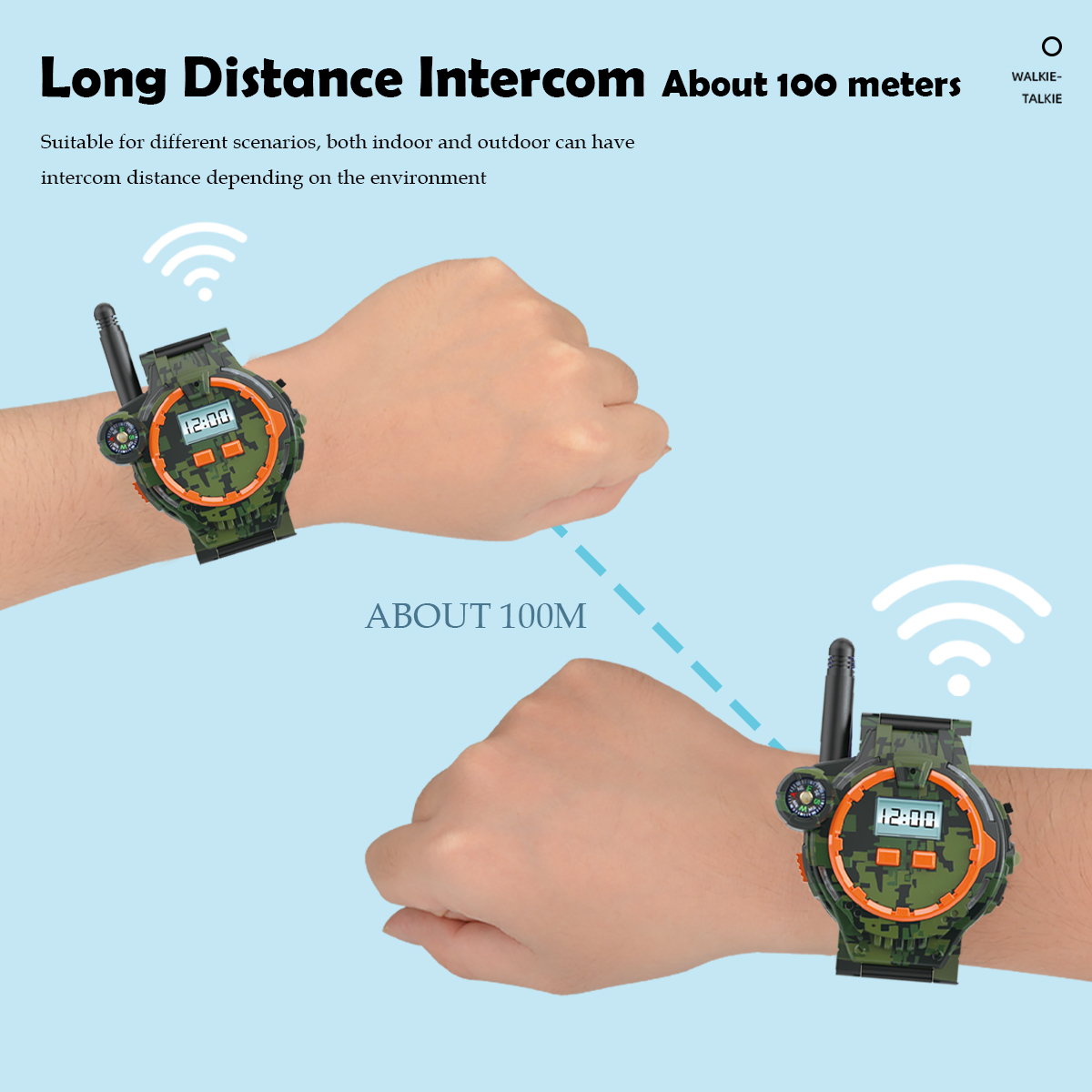 2개 전자 무전기 시계 장난감, 나침반 기능이 있는 창 - Electronics Gadgets For Gift 리뷰 및 가격
