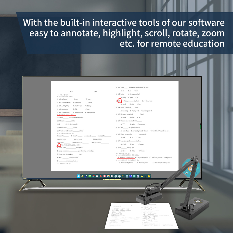 4K 디지털 비주얼 프레젠터 |   OCR 기능을 갖춘 - Document Camera Visualizer 리뷰 및 가격