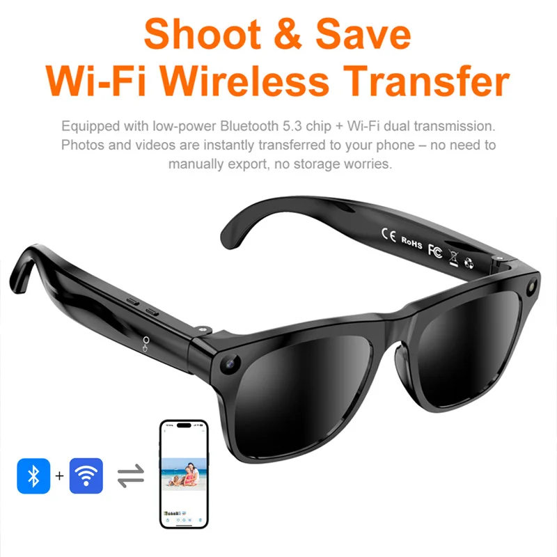 레노버 AI 스마트 슈팅 글래스 8MP HD 카메라 무 - Smart Glasses Ar 리뷰 및 가격