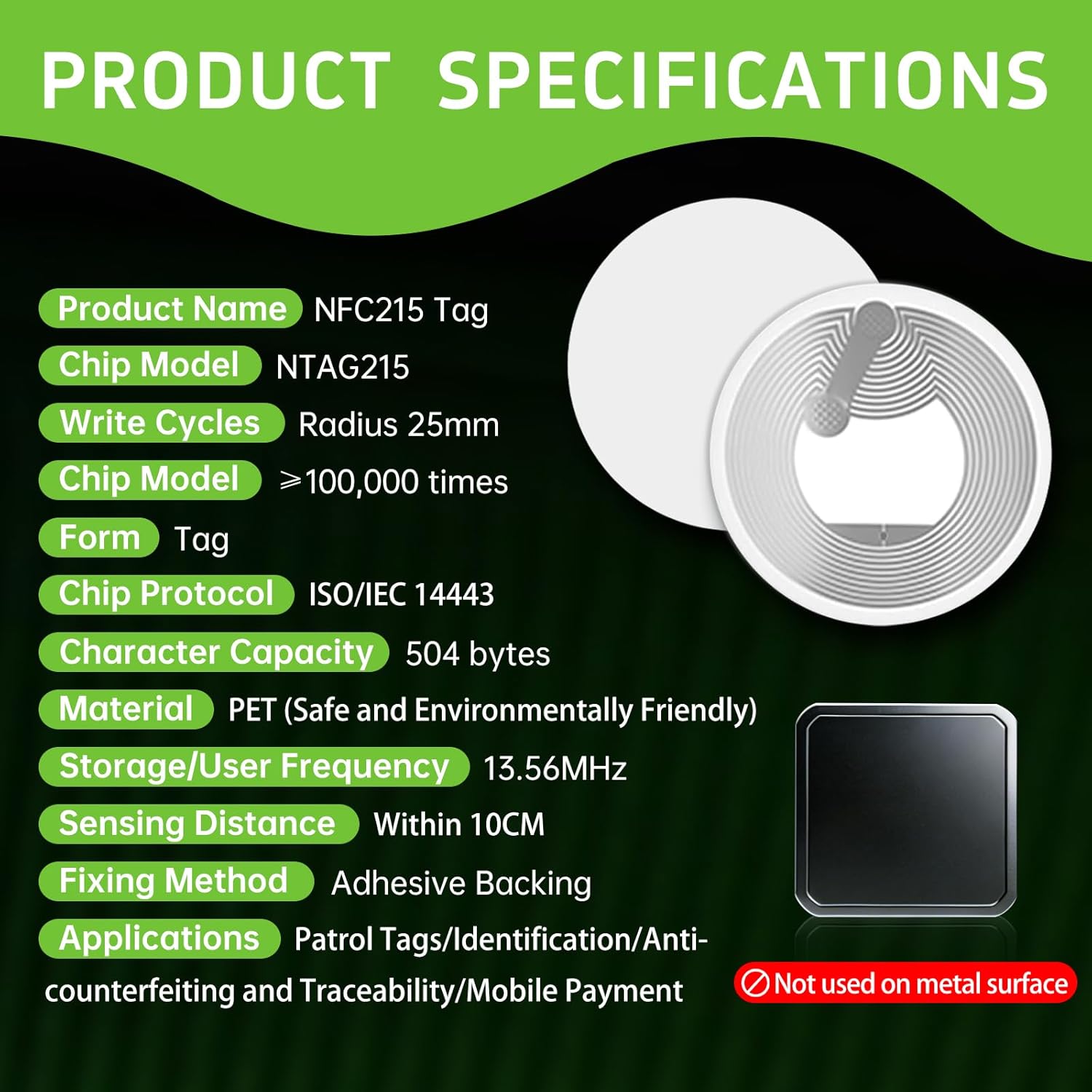 NFC 태그 접착식 NFC 스티커 칩 재기록 가능 Nt - Nfc Tag Programmable 리뷰 및 가격