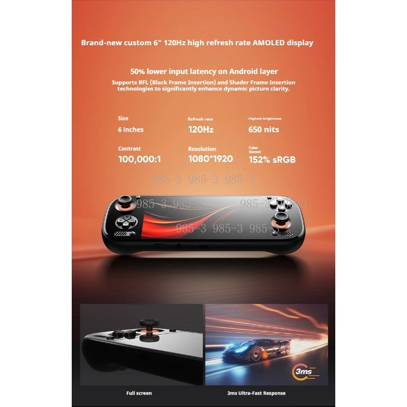 휴대용 게임기 퀄컴 8 엘리트 6인치 AMOLED 12 - Handheld Game Console 리뷰 및 가격