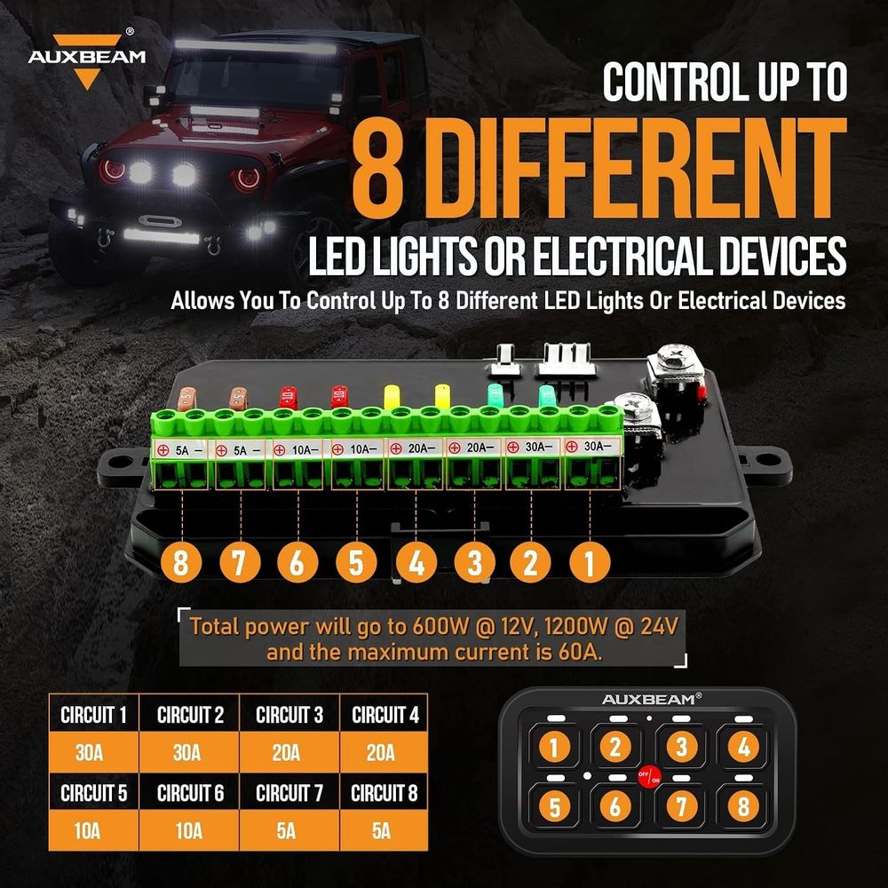 8갱 스위치 패널 BA80 자동 디밍 가능 LED 터치 - Electronics & Gadgets Starting With D 리뷰 및 가격