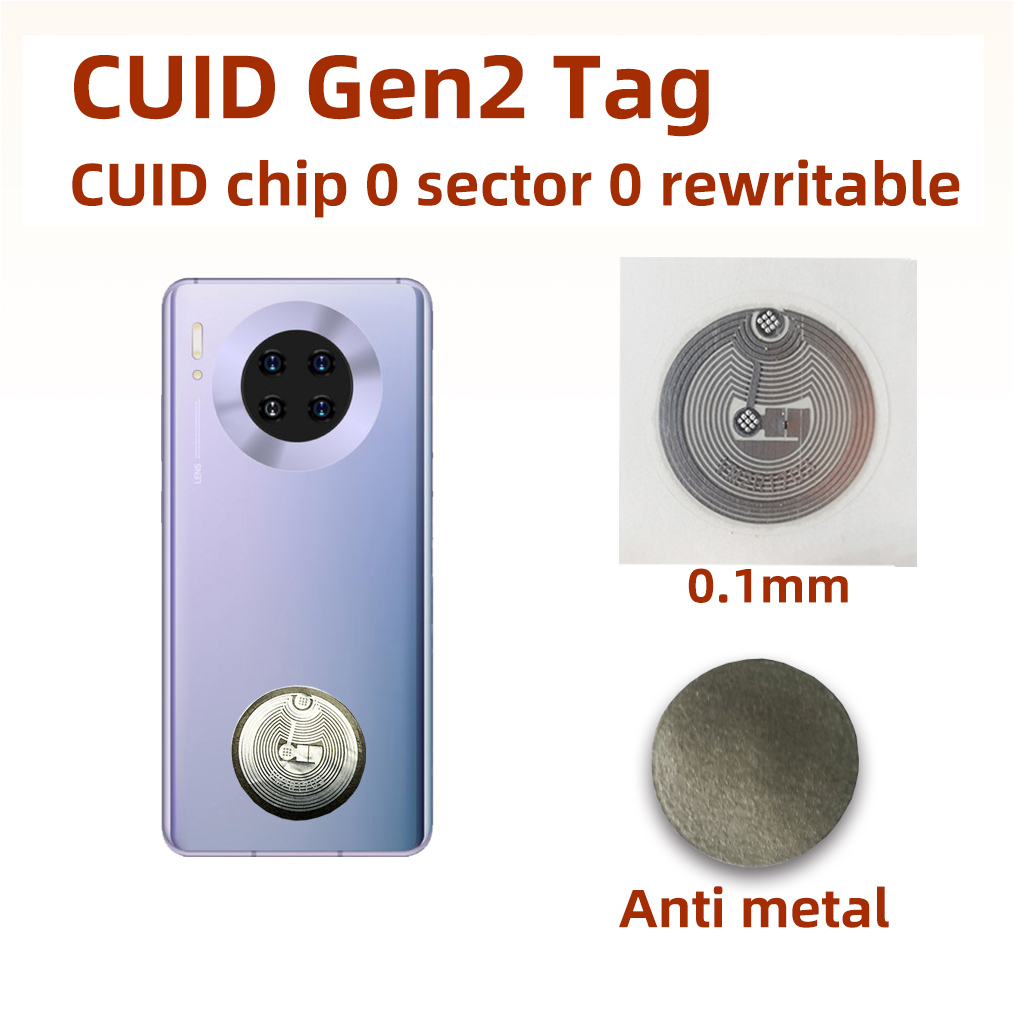 cuid 스티커 습식 인레이 13.56mhz CUID  - Nfc Tag Programmable 리뷰 및 가격