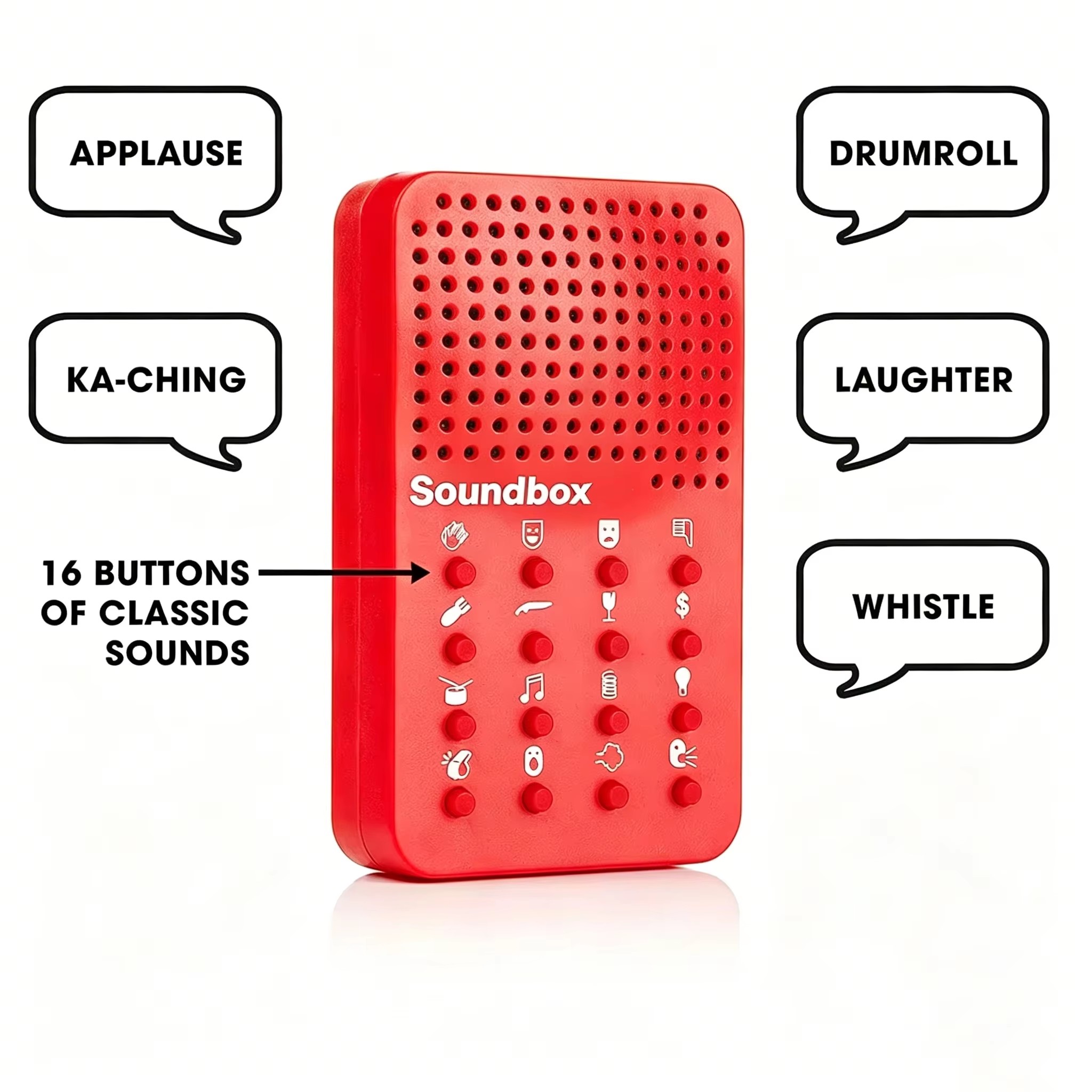 컴팩트한 재미있는 사운드 머신 16가지 사운드 효과 전 - Electronics Gadgets For Gift 리뷰 및 가격