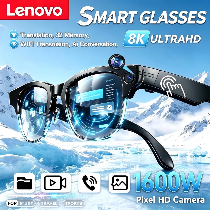 레노버 무선 AI 스마트 안경 블루투스 원격 제어 8K - Smart Glasses Ar 리뷰 및 가격