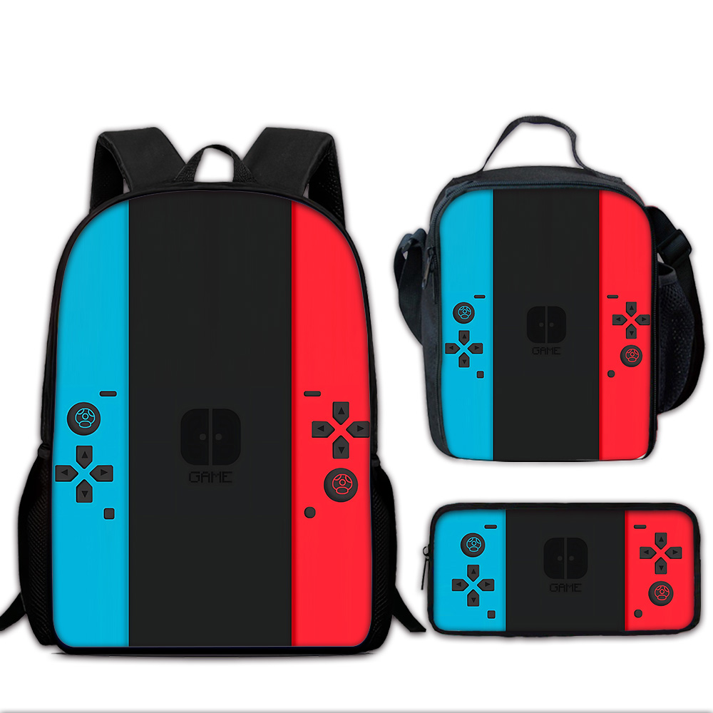 게임 콘솔 어린이 학교 배낭, 점심 가방, 연필 가방, - Handheld Game Console 리뷰 및 가격