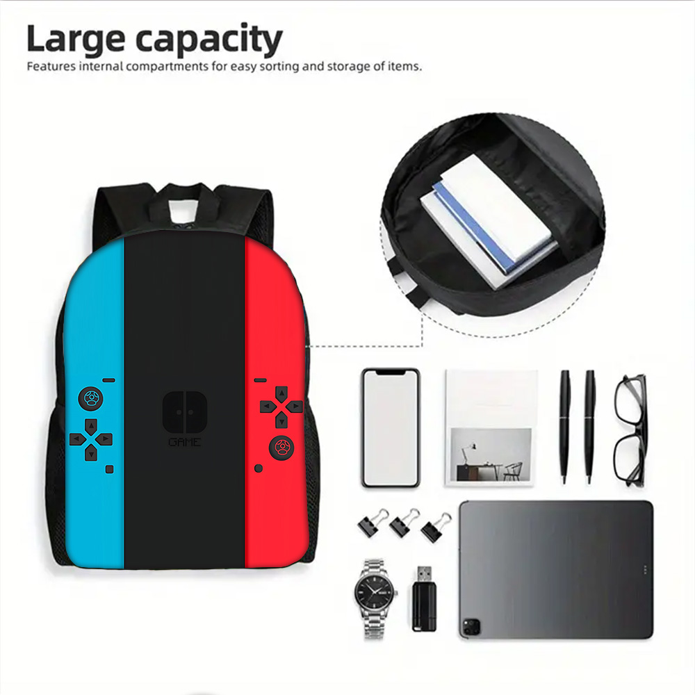 게임 콘솔 어린이 학교 배낭, 점심 가방, 연필 가방, - Handheld Game Console 리뷰 및 가격