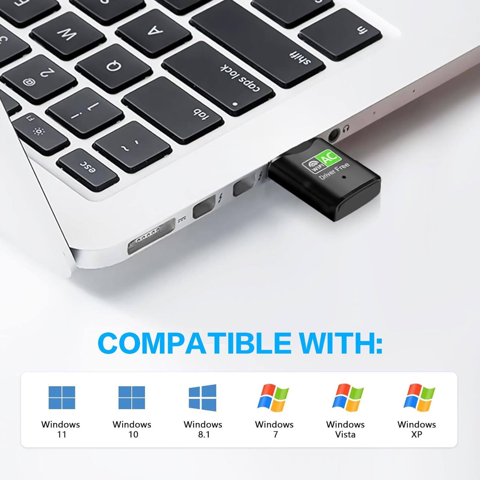 AC600 USB WiFi 어댑터, PC 데스크탑 노트 - Mini Pc Windows 리뷰 및 가격