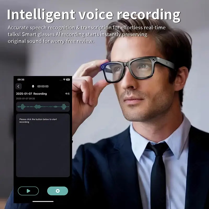 AI 스마트 안경 8MP 카메라 비디오 녹화 100개  - Smart Glasses Ar 리뷰 및 가격